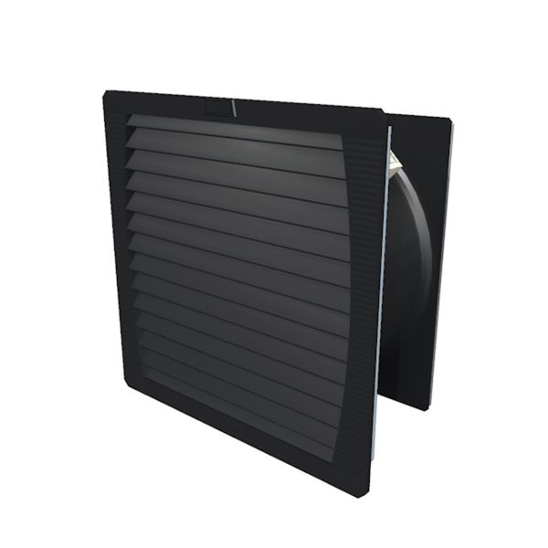 Filter fan (cabinet), IP54, black image 1