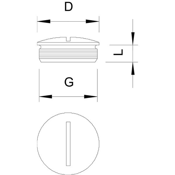 168 MS PG16 Screw plug  PG16 image 2