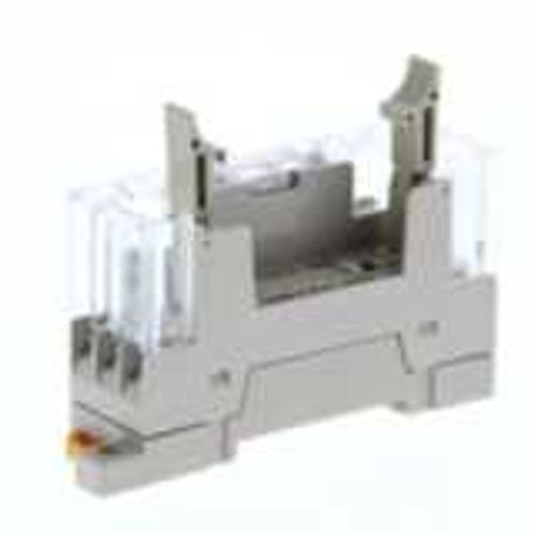 Socket, DIN rail/surface mounting, 10 pin, screw terminals, for G7SA 4 image 2