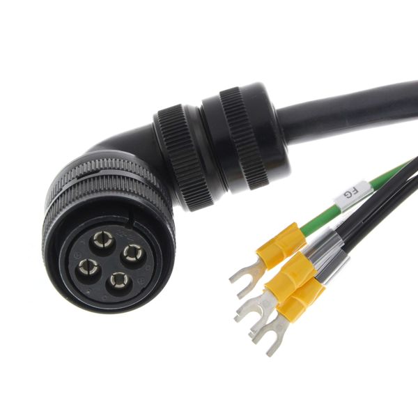G5 series servo motor power cable, 5 m, w/o brake, 3-5 kW image 2