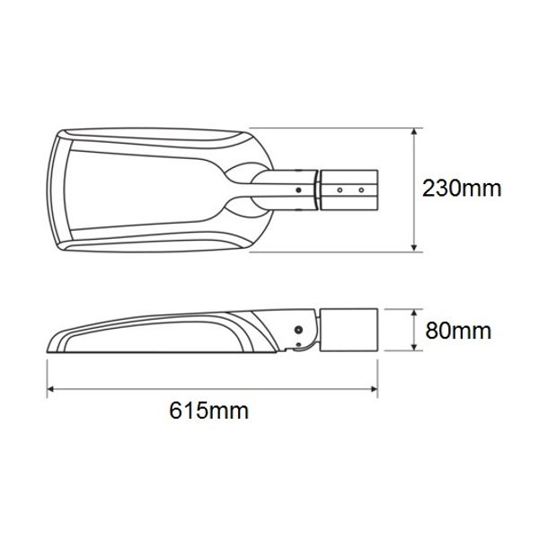 TRAFFIK R LED 19W 2350lm/740 IP66 O32 grey image 5