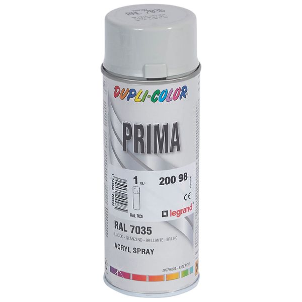 Aerosol paint spray RAL 7035 image 1