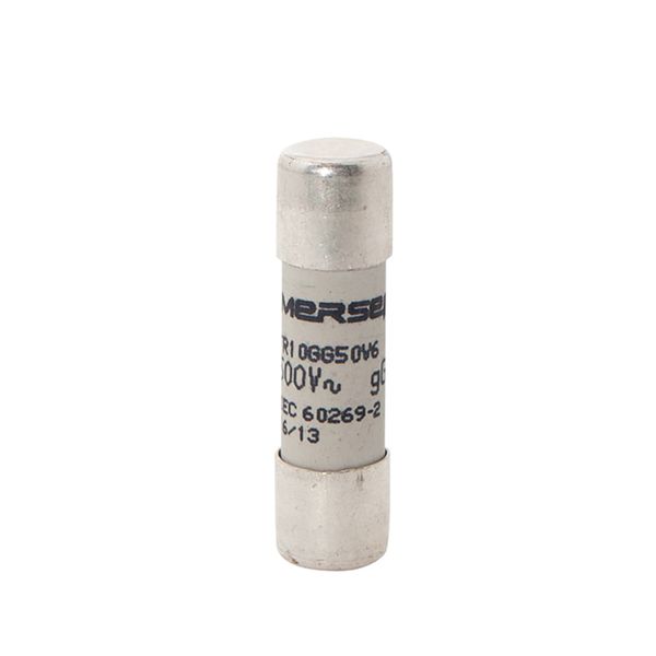 Cylindrical fuse-link gG 10x38 IEC 500VAC 6A image 1