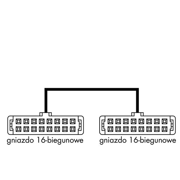 Connection cable 16-pole Pluggable connector per DIN 41651 image 5