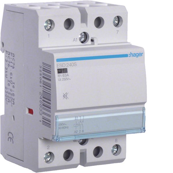 Humfree Contactor 40A, 2NO, 24V image 1