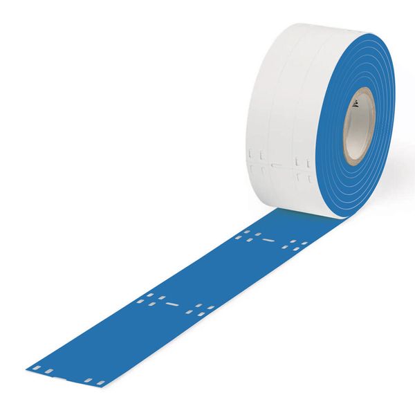 211-836/000-006 Cable tie marker; for Smart Printer; for use with cable ties; 100 x 15mm; blue image 1