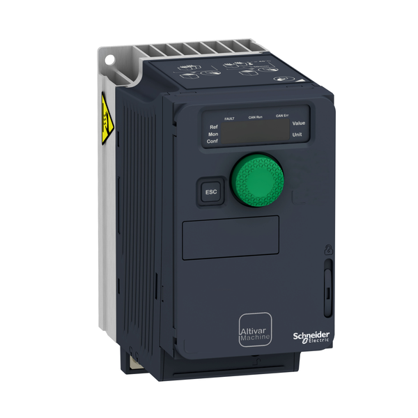 variable speed drive, ATV320, 0.75 kW, 200…240 V, 1 phase, compact image 4