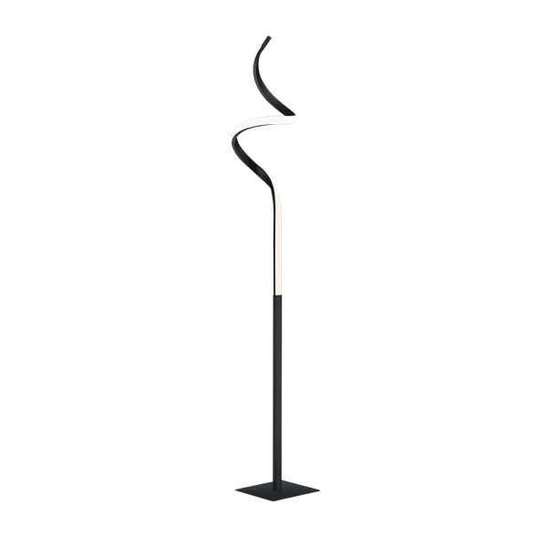 Course LED floor lamp matt black image 1