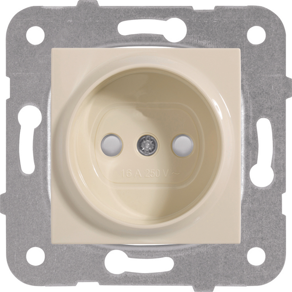 Karre-Meridian Beige (Quick Connection) Child Protected Socket image 1