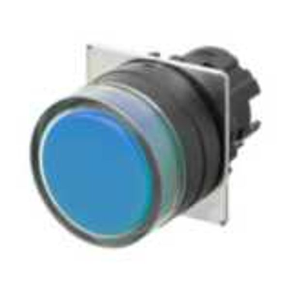 Pushbutton A22NZ 22 dia., bezel plastic, full guard, momentary, cap co A2270041M image 3