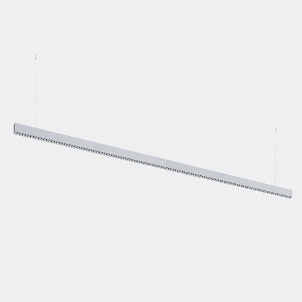 Lineal lighting system Infinite Slim Continuidad Pendant 2800mm 71.4 4000K CRI 90 DALI-2/PUSH Brushed anodise IP40 7760lm image 1