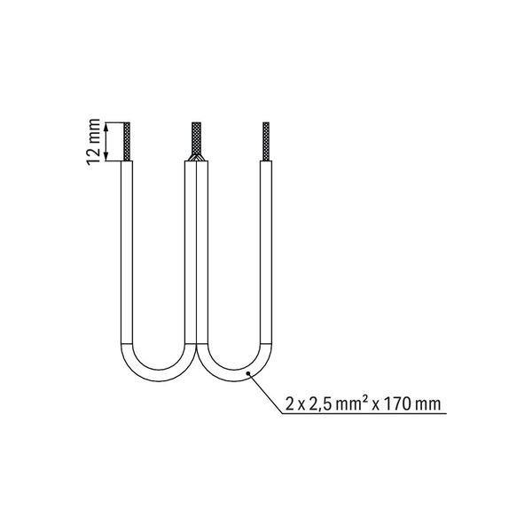 Wire commoning chain 2.5 mm² insulated black image 3