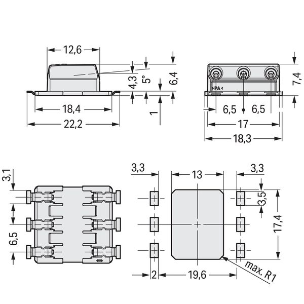 Through-Board SMD PCB Terminal Block image 5