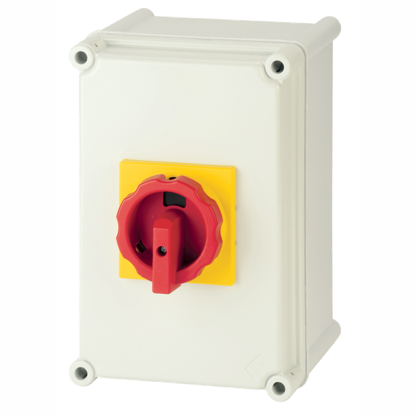 Manual transfer switch COMO CS I-0-II 3P 100A in polycarbonate enclosu image 1