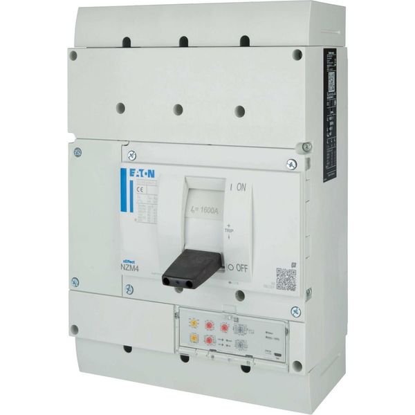 NZM4 PXR20 circuit breaker, 1600A, 4p, Screw terminal, earth-fault protection image 13