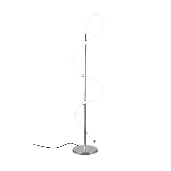 Argos LED floor lamp chrome 4000K image 1