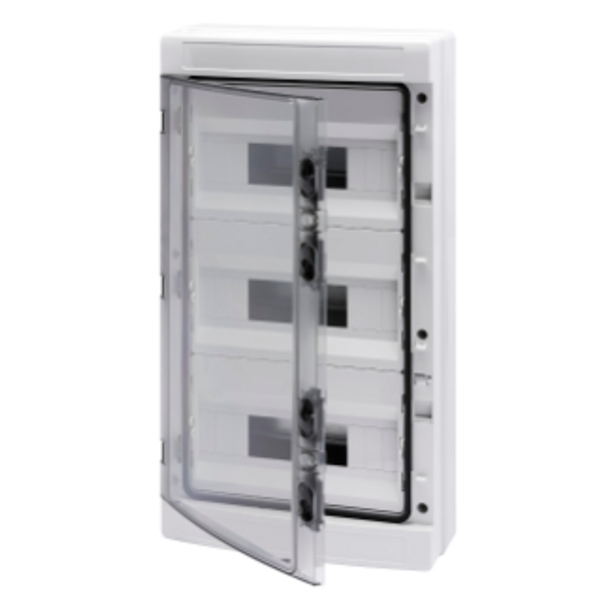 DISTRIBUTION BOARD WITH PANELS WITH WINDOW AND EXTRACTABLE FRAME - WITH TERMINAL BLOCK N 2 x [(3X16)+(11X10)] E 2 x [(3X16)+(11X10)] - (12X3) 36M IP65 image 1