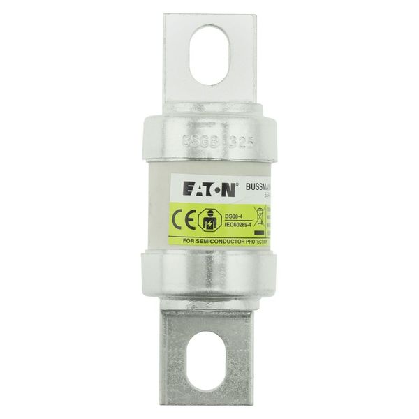 Fuse-link, high speed, 325 A, AC 660 V, DC 350 V, BS88, 78 x 107 mm, aR, BS, Ultra fast image 8