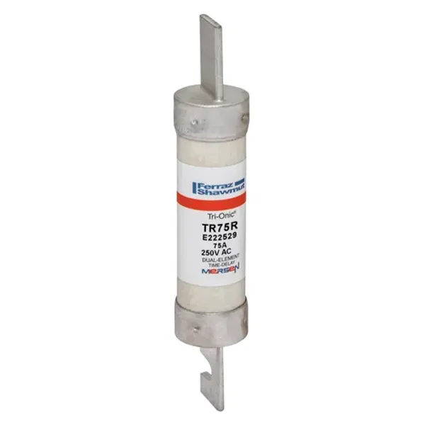 Fuse TR-R - Class RK5 - Time-Delay 250VAC 250VDC 75A Blade image 1