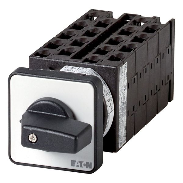 Step switches, T0, 20 A, flush mounting, 9 contact unit(s), Contacts: 18, 60 °, maintained, Without 0 (Off) position, 1-3, Design number 8489 image 2