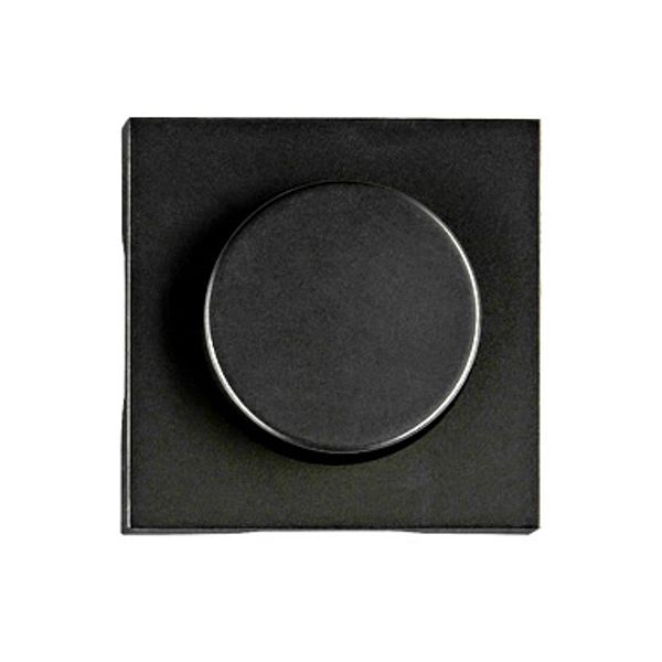 Dimmer cover, black image 1