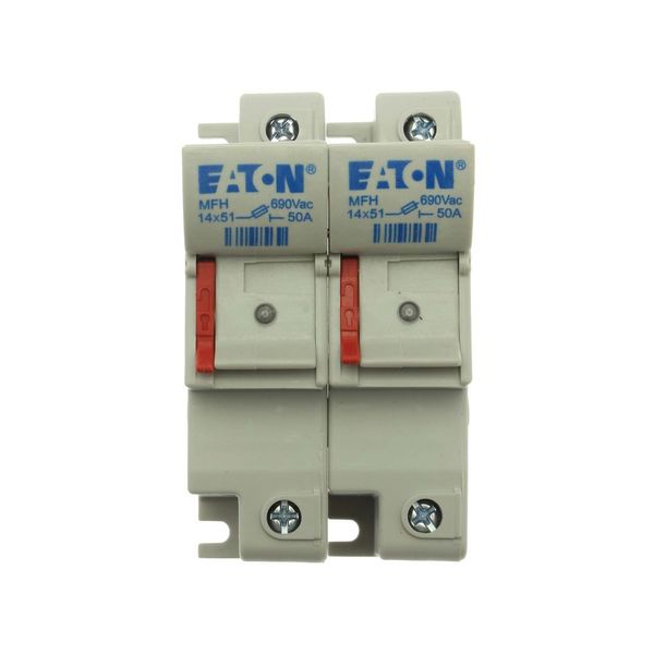 Fuse-holder, low voltage, 50 A, AC 690 V, 14 x 51 mm, 2P, IEC image 8