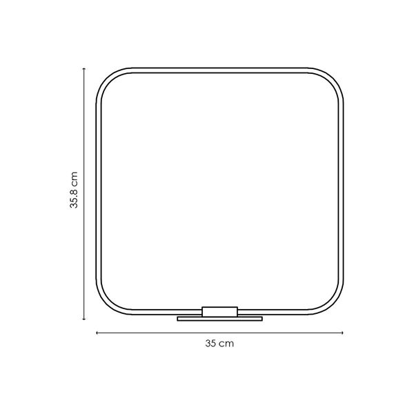 LED Quad table lamp ↕ 35.8 cm aluminum image 4