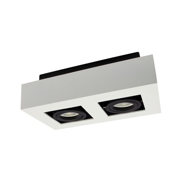 MIRORA GU10 X2 SURFACE GU10 250V IP20 255X145X85mm WHITE BLACK rectangle regulated eye image 9