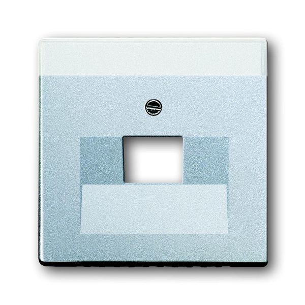 1803-83 CoverPlates (partly incl. Insert) future®, Busch-axcent® Aluminium silver image 1
