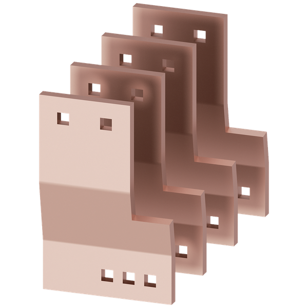 Connection lugs distribution busbar up to 4x30x10 mm system: non-cascaded, main busbar: front or rear, position: left bottom, right top, D: 400, 800 image 1