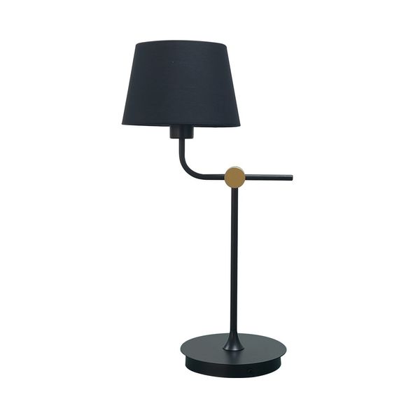 Solor Black+Gold Table Lamp 1xE27 image 1