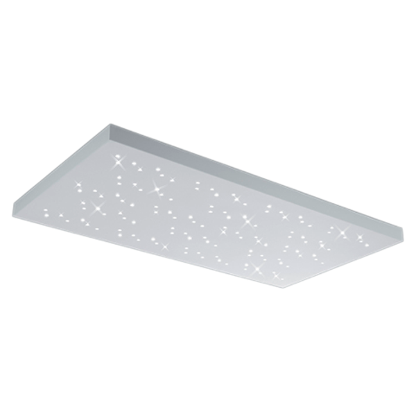 Titus LED ceiling lamp 110x60 cm white image 1