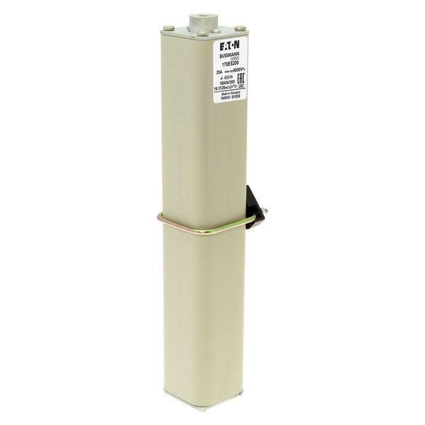 Fuse-link, high speed, 25 A, AC 6 kV, size 1, 65 x 70 x 300 mm, aR, IEC, with indicator image 14