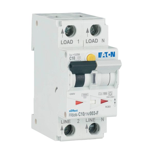 Digital RCD/MCB combination, 10 A, 30 mA, MCB trip characteristic: C, 1p+N, RCD trip characteristic: F image 16