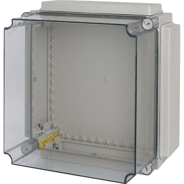 Insulated enclosure, top+bottom open, HxWxD=421x421x275mm, NA type image 2