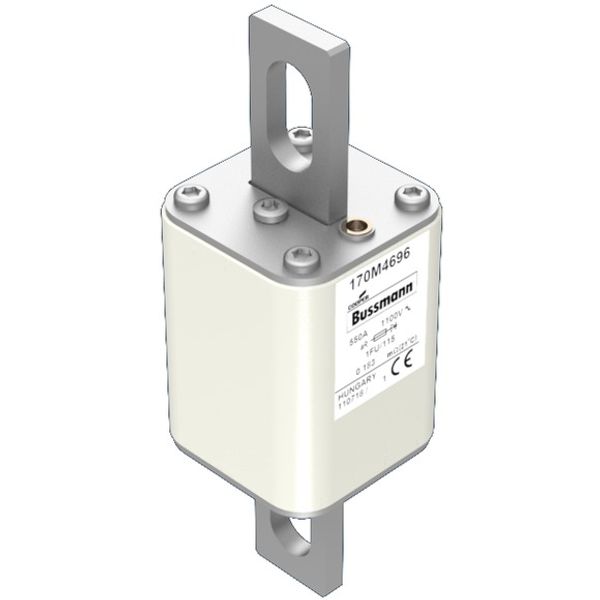 Fuse-link, high speed, 160 A, AC 1250 V, size 1, 53 x 63 x 135 mm, aR, IEC, single indicator image 1