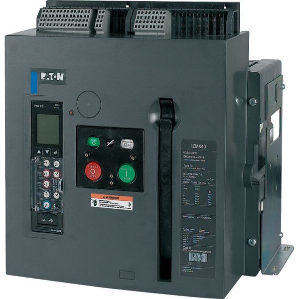 Circuit-breaker, 3 pole, 2000A, 85 kA, Selective operation, IEC, Fixed image 3