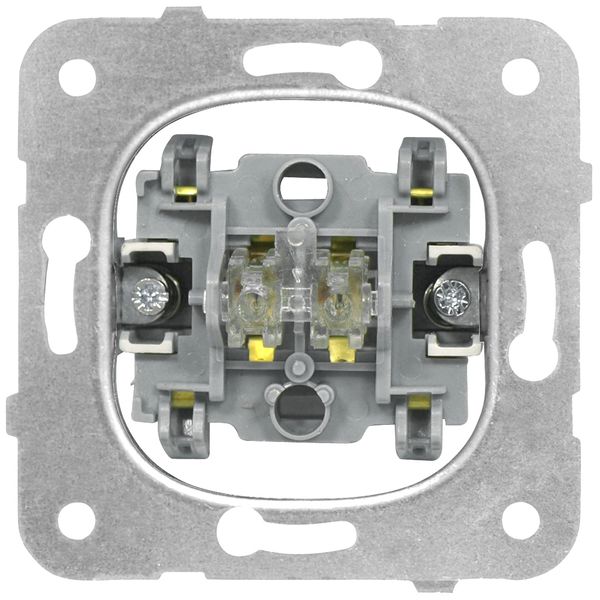 One-way switch insert, 2 pole, cage clamps image 1