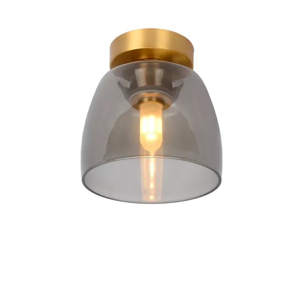 TYLER Wall Light Bathroom 1xG9/33W Gold/Smoke Glas image 1