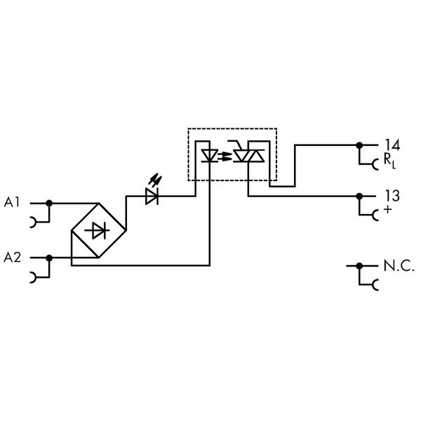 Solid-state relay module Nominal input voltage: 230 V AC/DC Output vol image 7