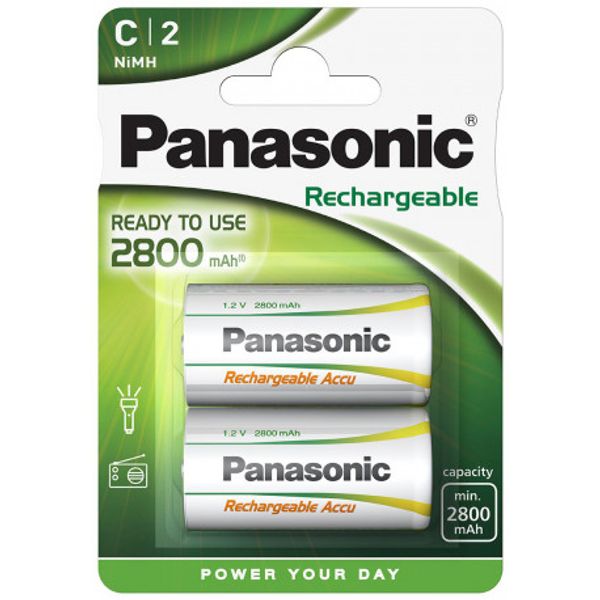 PANASONIC Rechargeae HR14 C 2800mAh BL2 image 1