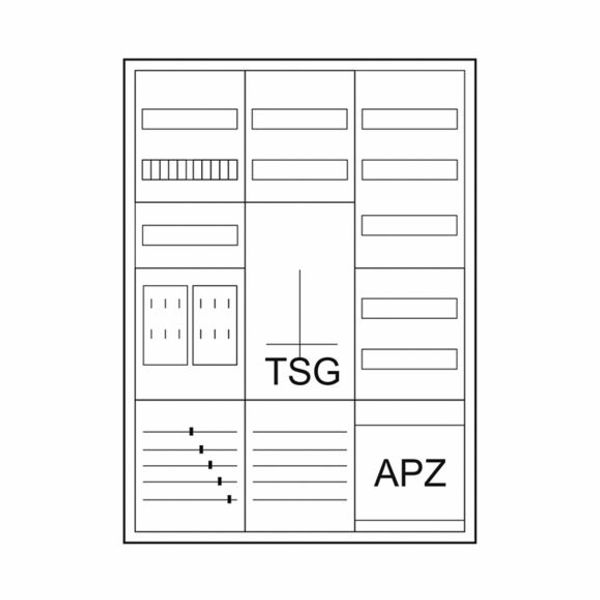 ZSD-2ZTV-1100-BKE-I/APZ Eaton Metering Board ZSD LV systems Final Distribution Boards image 1