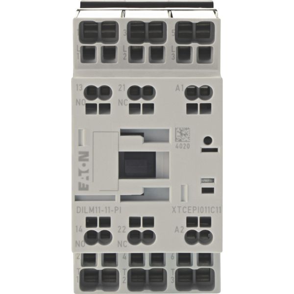 Contactor, 3 pole, 380 V 400 V 5 kW, 1 N/O, 1 NC, 42 V 50 Hz, 48 V 60 Hz, AC operation, Push in terminals image 6