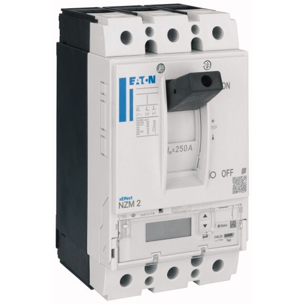 NZM2 PXR25 circuit breaker - integrated energy measurement class 1, 160A, 3p, Screw terminal, earth-fault protection and zone selectivity image 2