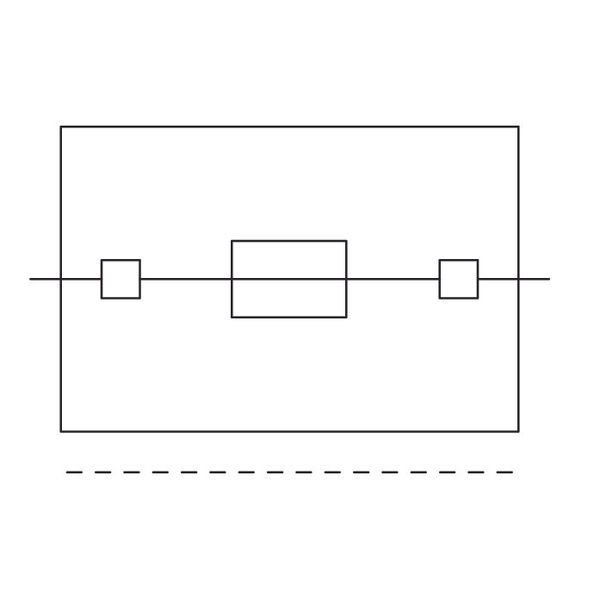 2-conductor fuse terminal block;with pivoting fuse holder;and end plat image 1