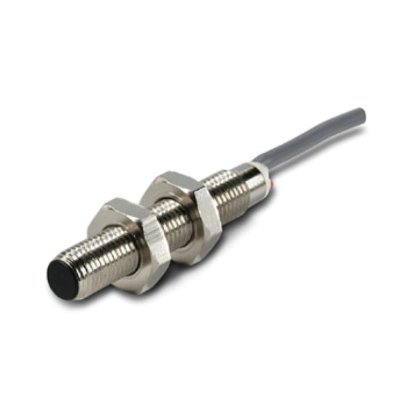 Proximity switch, E57 Global Series, 1 N/O, 3-wire, 10 - 30 V DC, M8 x 1 mm, Sn= 1 mm, Flush, NPN, Stainless steel, 2 m connection cable image 2