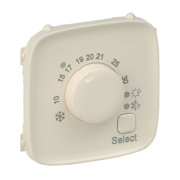 Cover plate Valena Allure - electronic room thermostat - ivory image 1