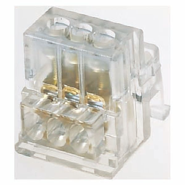 TERMINAL BLOCK WITH INDIRECT SCREW TIGHTENING - 3X6MM² image 2