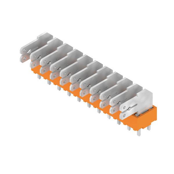 PCB terminal, 5.00 mm, Number of poles: 11, Conductor outlet direction image 3