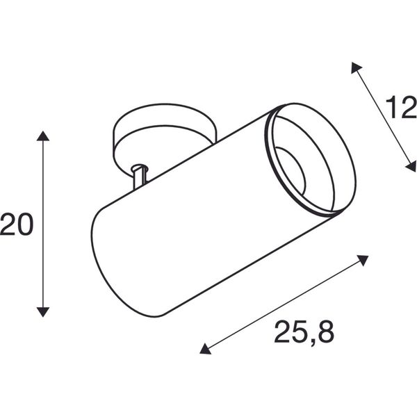 NUMINOS© 36W 3460lm 60ø 940 230V trailing edge white/black image 2